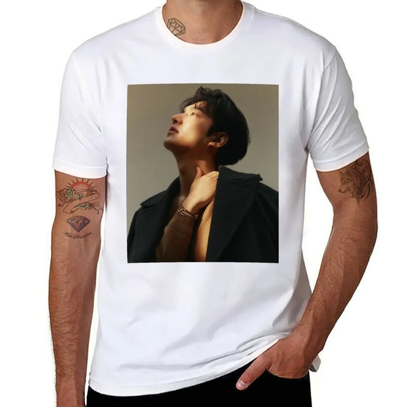 

Футболка Lee Min Ho, аниме, футболки для мужчин, дизайнерская футболка