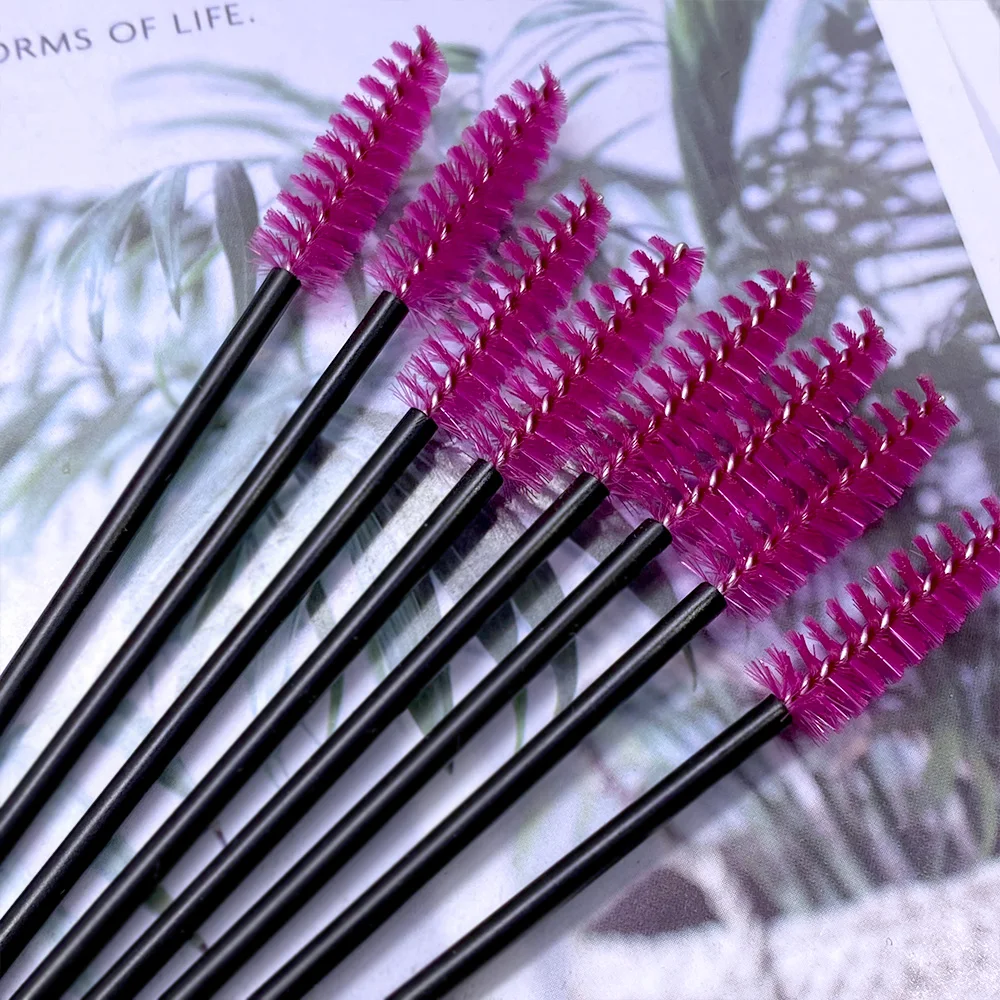 500 Stuks Wimper Borstels Wegwerp Wimpers Extension Brush Make-Up Tool Voor Mascara Wands Applicator Spoolers Gereedschap Groothandelaar