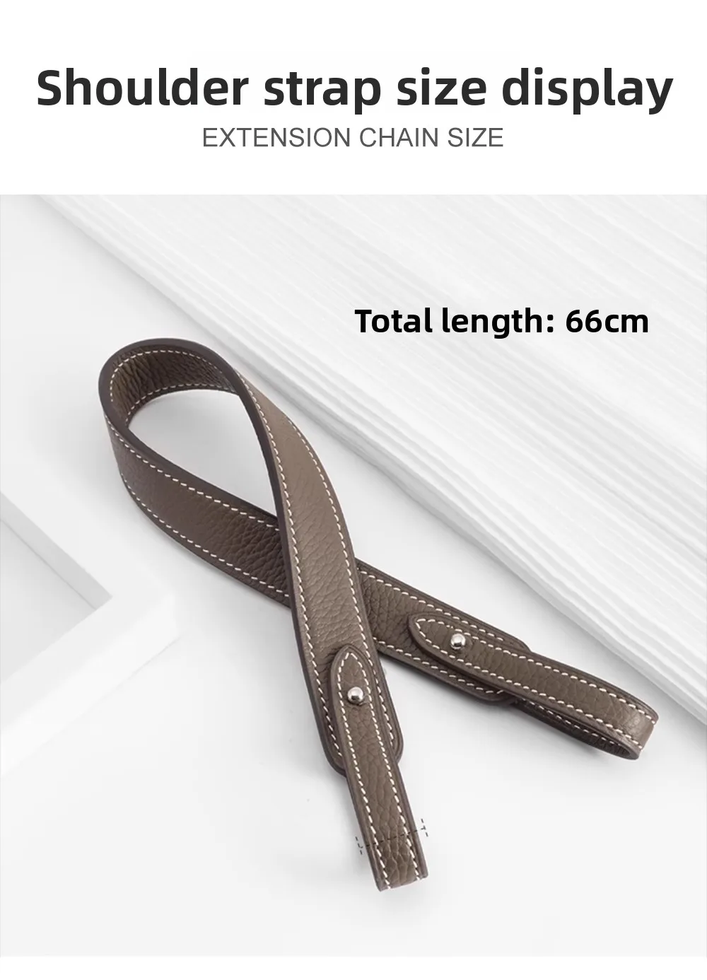 Leather Replacement Crossbody Bag Strap For Garden30 36 Mini23 Durable Fashion Good Quality Bag Modification Bag Accessories