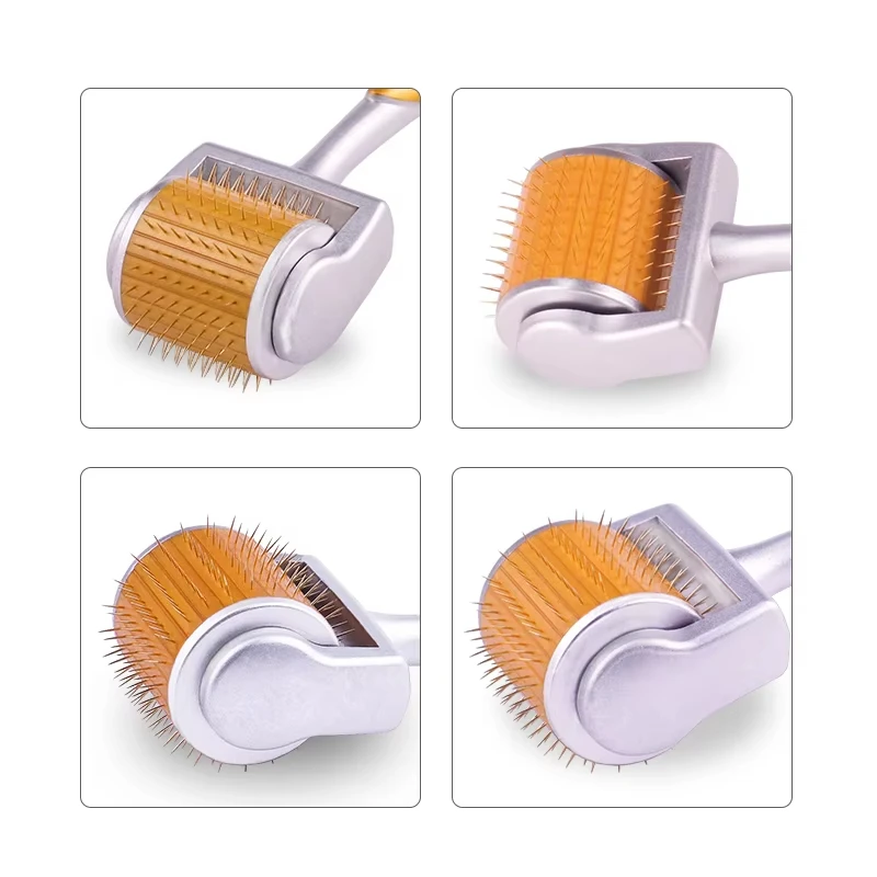 ZGTS 192 Derma Rollers Microneedle Face Roller For Facial Body Skin Care Treatment Beard Hair Re-Growth Acne Scar Stretch Mark