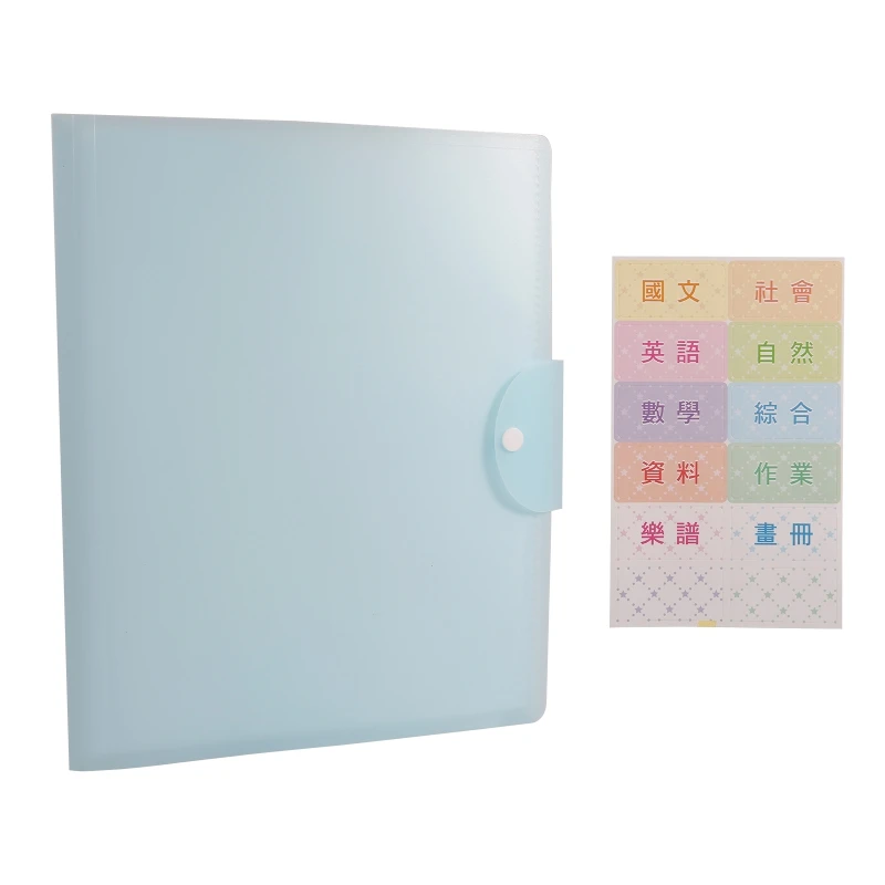 Túi đựng giấy kiểm tra có thể mở rộng động cho văn phòng trường học