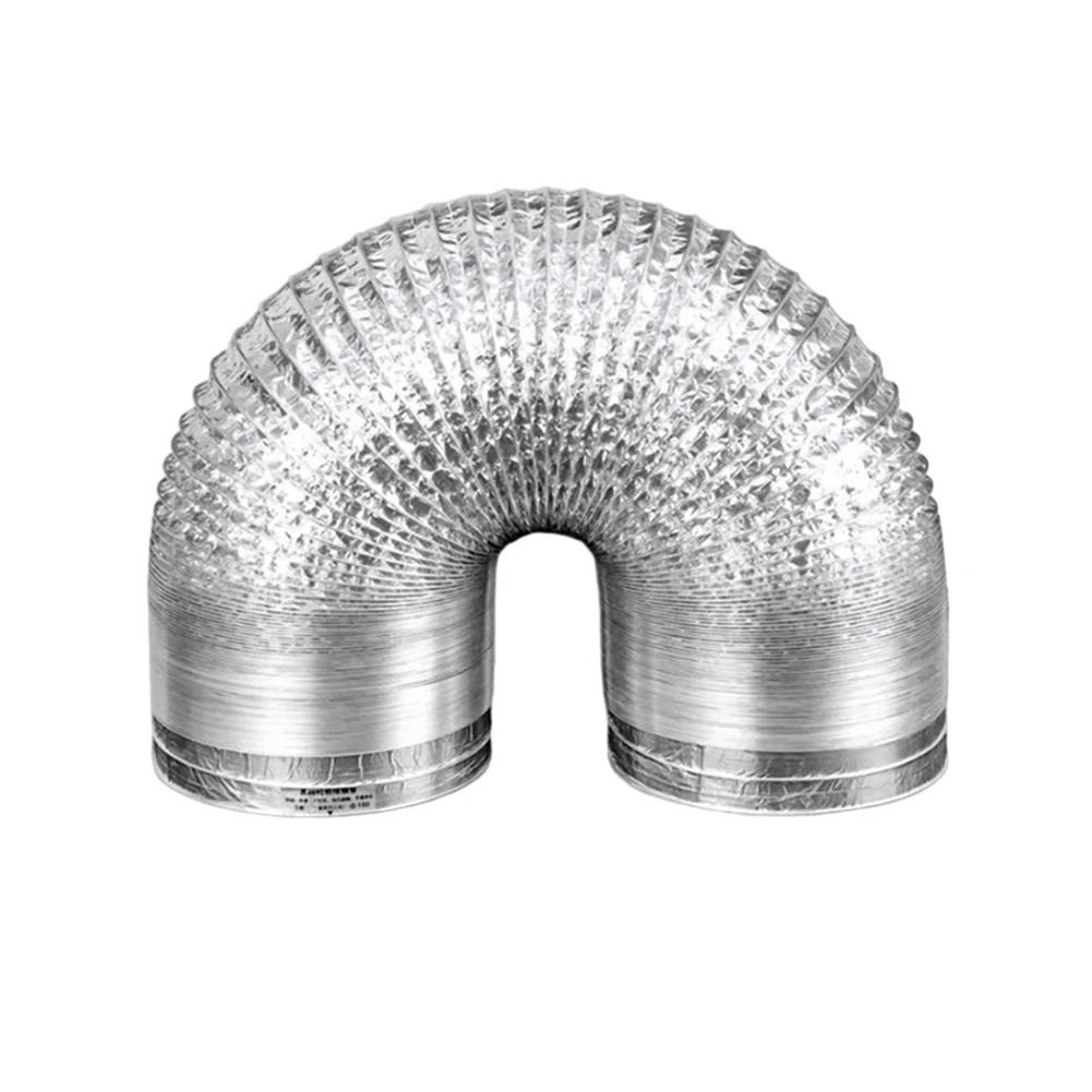 Ventilation Ventilation System Air Duct Adjustable Design Air Duct Aluminum Foil Steel Wire High Heat Resistance