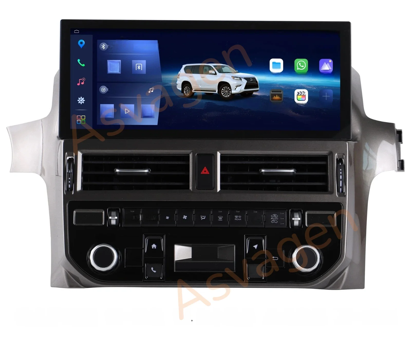 

12.1" LHD Screen Android Auto Car Radio Carplay For Mercedes Benz GLC X253/C253 C W205 2015-2022 Stereo GPS Navigation Head unit