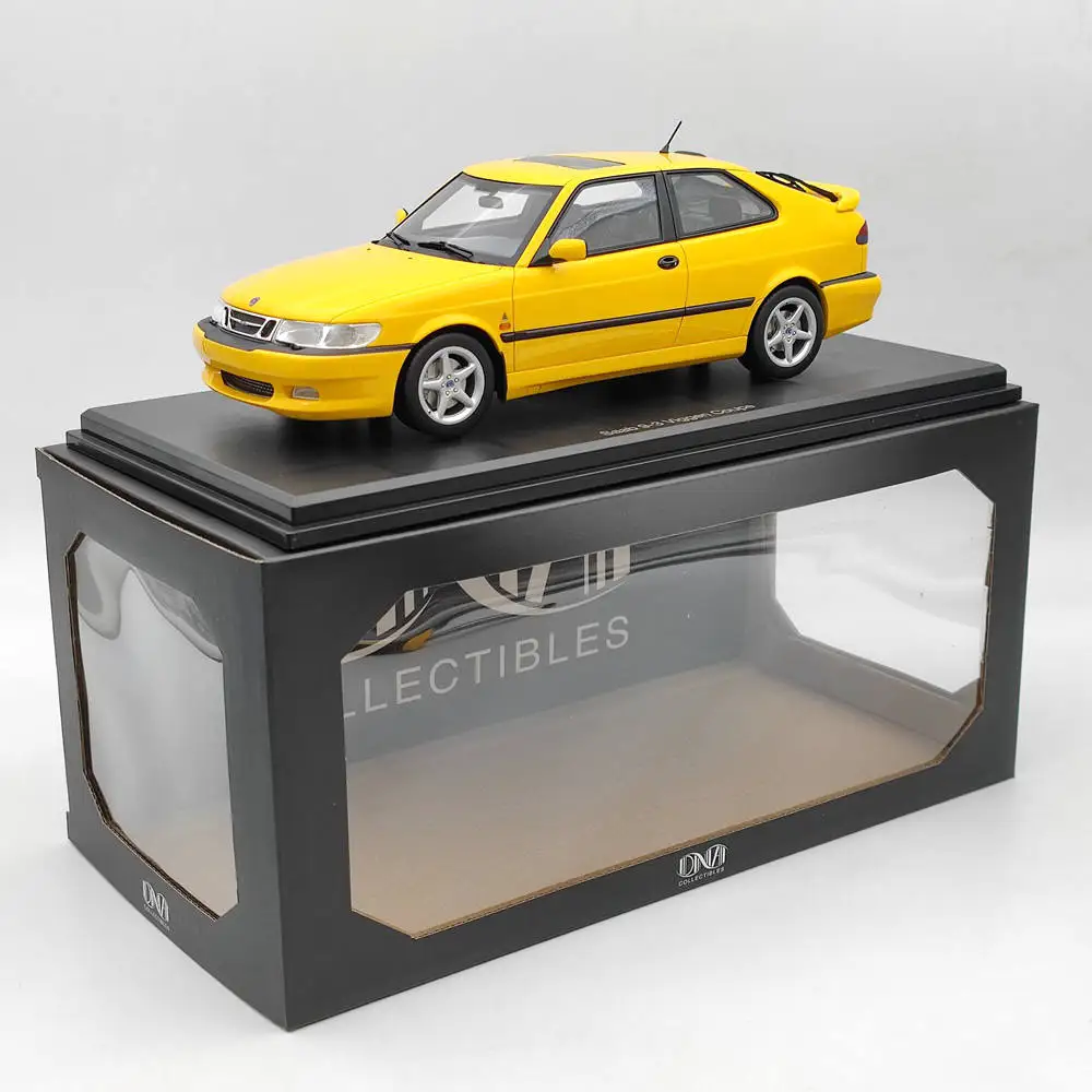 DNA Collectibles 1/18 9-3 Viggen Coupe 2000 DNA000078 Resin Model Yellow