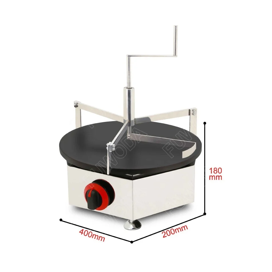 Machine professionnelle pour crêpes et crêpes 40 cm 50-300