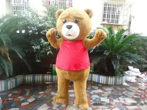 New Mascot Teddy Bear Adults Cartoon Costume Doll Outfit Walking Up Bear Halloween Birthday Party Gift Fursuit Party Events