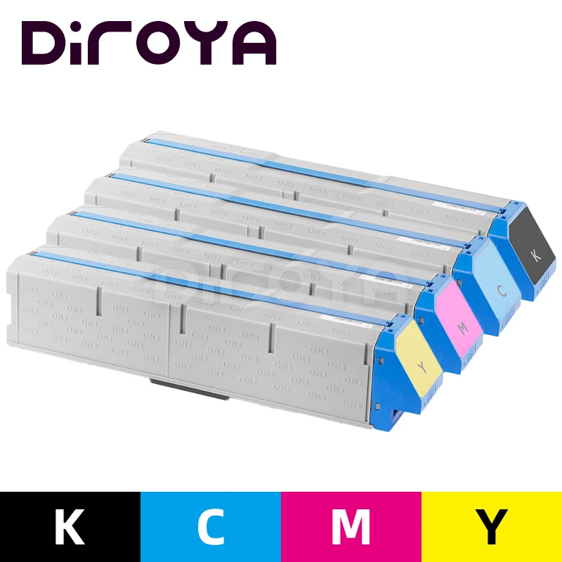 38K High Capacity 45536416 45536415 45536414 45536413 C931 Toner Cartridge for OKI C911 C931dn C941 C942 Color Printer Powder