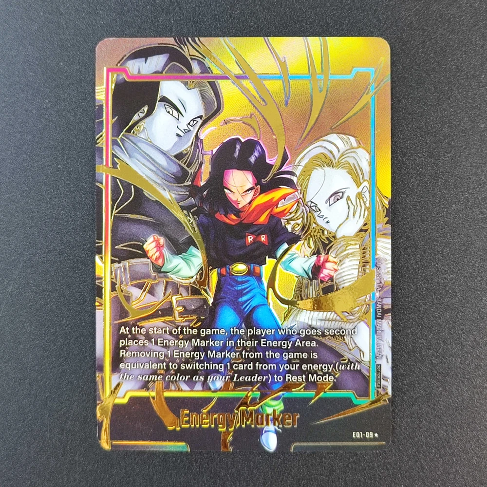63X88mm DIY 英語版 ドラゴンボール トランクス コレクションカード カラーフラッシュ ホットスタンピング フュージョンTCG アニメカード ギフト おもちゃ
