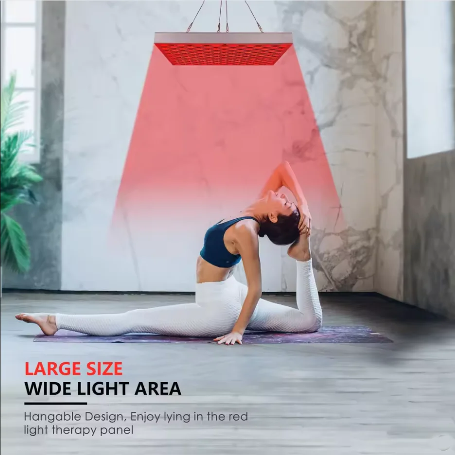 Painel de terapia de luz vermelha led 45w, lâmpada para cuidados com a pele facial antienvelhecimento, beleza, 225 contas, alívio da dor corporal, ferramentas de fisioterapia