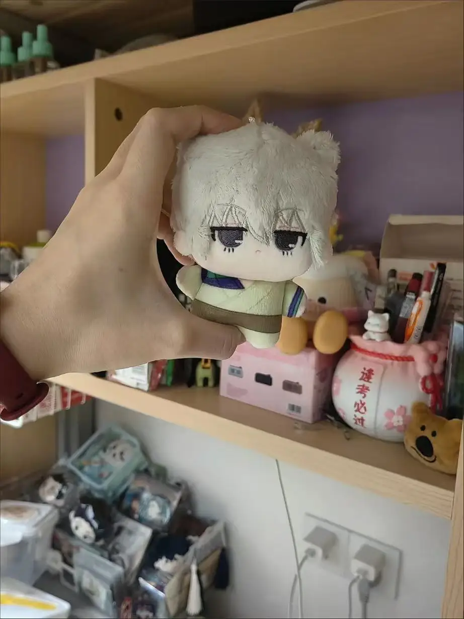 

Stuffed 10cm Game Anime Sushi Ketchup Energetic Girl: Kami Naki Musume Nunu At Body Plush Doll Toy Soft Dress Up Cotton Kid Gift