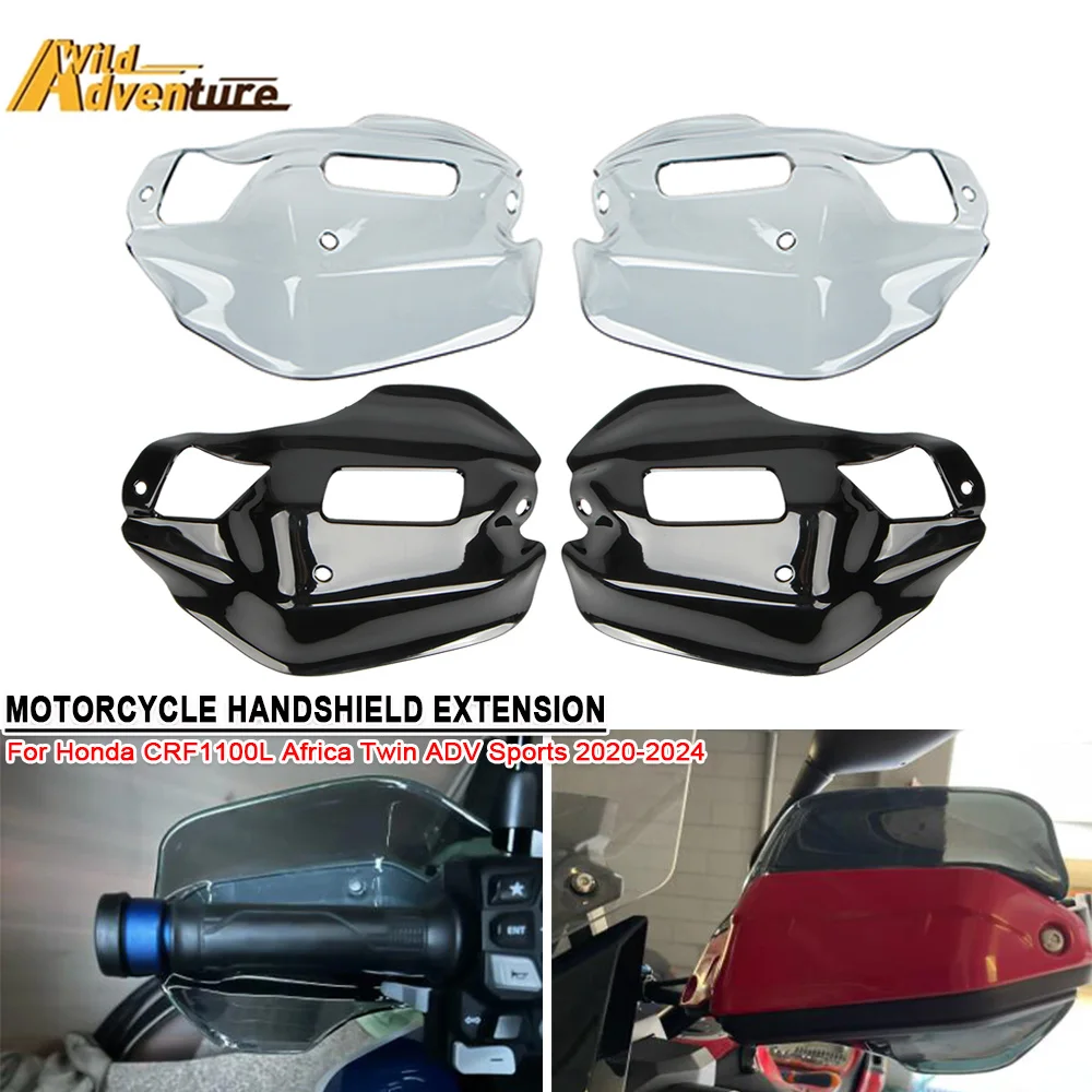 

For Honda CRF1100L Africa Twin ADV Sports 2020-2023 2024 Motorcycle Handguard Extension Shield Protector Windshield Hand Guard