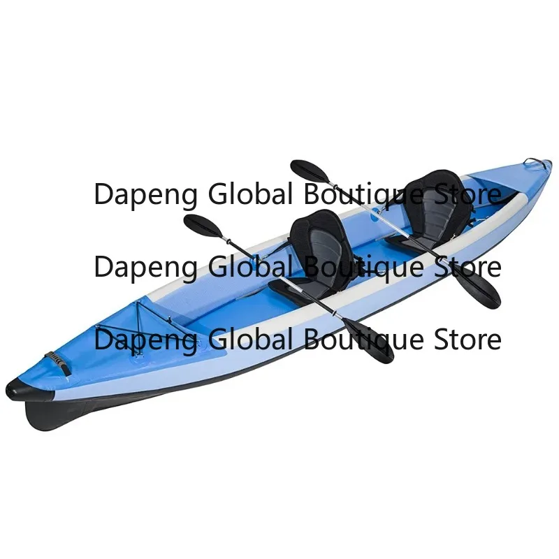 Factory Custom Inflatable Water Rowing Boat Air Folding Kayak Inflatable Water Sports Boat Kayaking for 2 Persons