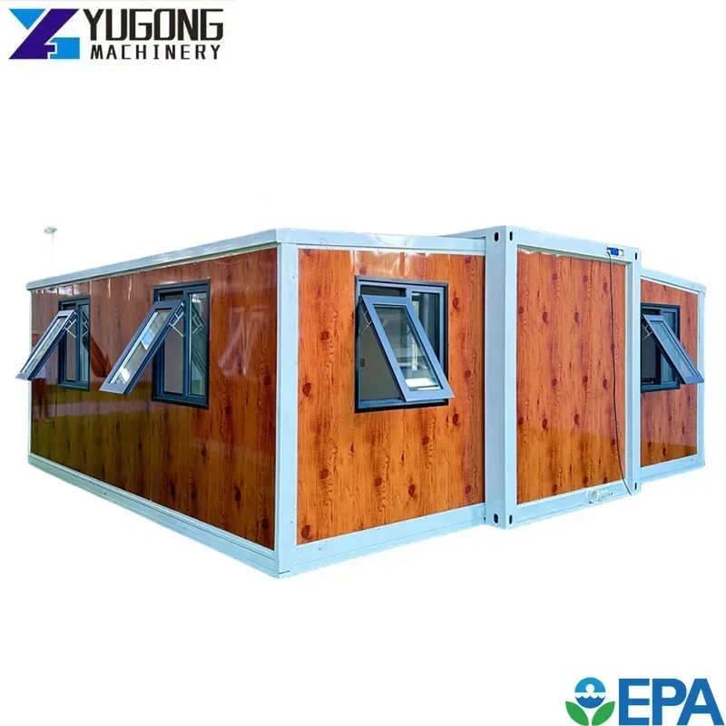 Eco-friendly Fast Assemble Tiny Home Modular Prefab Shipping Container House Price Family Living Camping Simple Folding Home