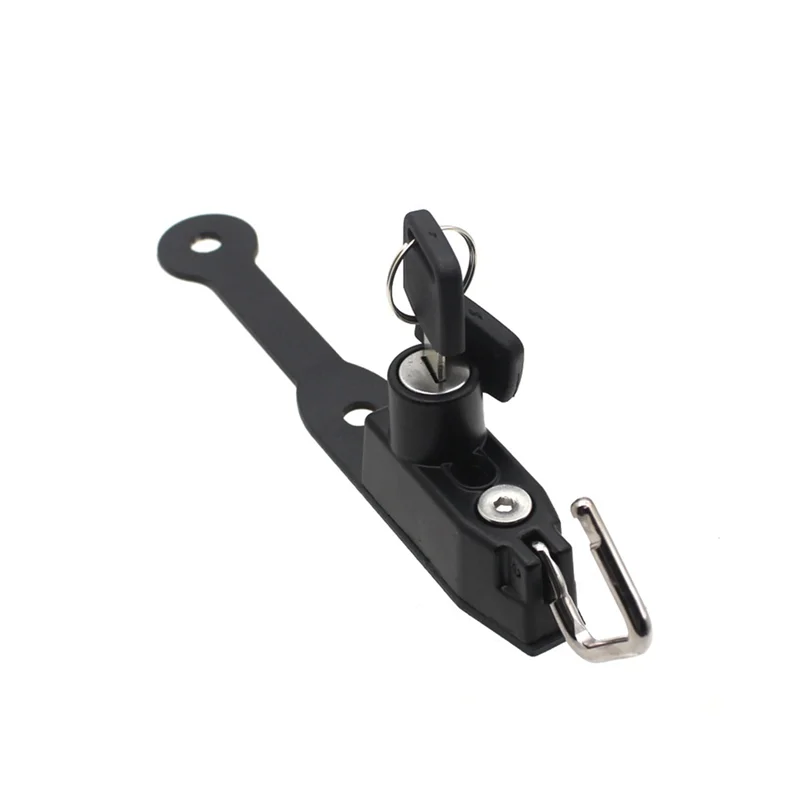 

B07A-Motorcycle Helmet Lock Side Anti-Theft Security Black With 2 Keys For Honda CB750 Hornet 23- CBR400R CBR500R CBR650F CB650F