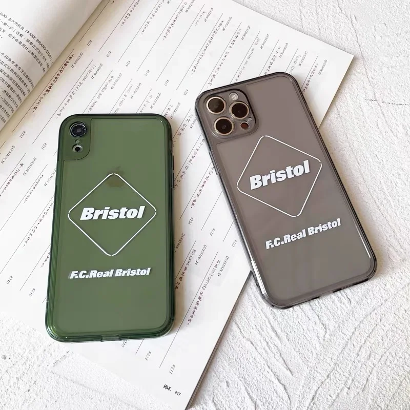 Lens Protection Phone Case Street Trend Culture Brand Bristol Soft Cover For iPhone 11ProMax 8Plus 13 12 11 Pro XS Max XR Shell