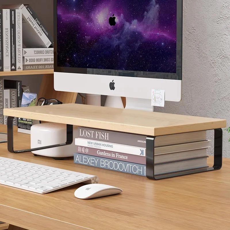 Notebook computer Monitor Base Home Office Storage Rack stand desktop computer screen elevated Creative Office Storage Supplies