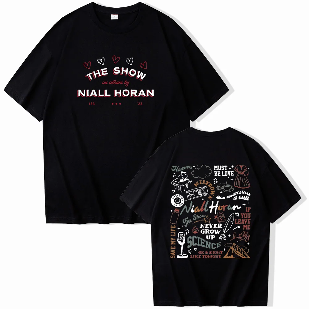 Niall Horan The Show Live on Tour 2024 Summer T-Shirts Unisex Harajuku O-Neck Short Sleeve Shirts Commemorative Shirt