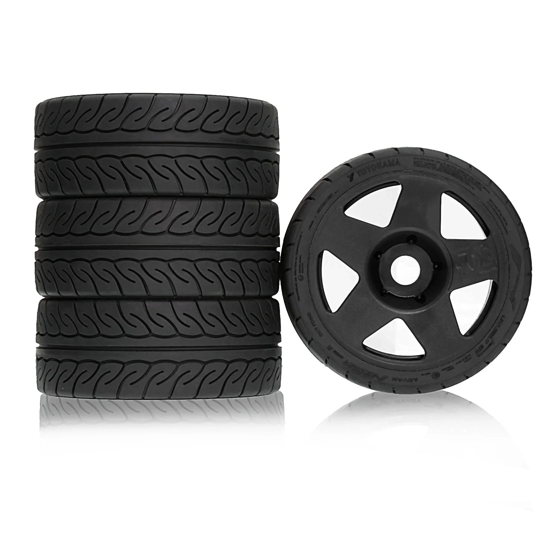 

110mm 1/7 1/8 RC Rally Off-Road Buggy Tires Wheel 17mm Hex for KM Rally WRC Citron C3 MJX Hyper Go 7303 7304 Infraction