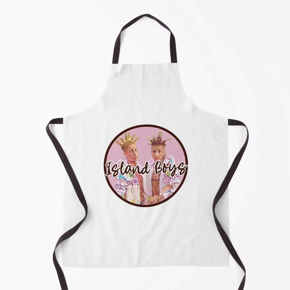 

Island Boys Light Version Apron Customizable Woman Costume Waiter Sexy home women Apron