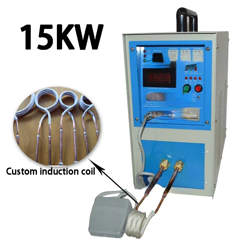 GP—15 Metal Smelting High Frequency Induction Heating Machine Quenching/Annealing Welding Metal Heat Treatment Equipment 220V