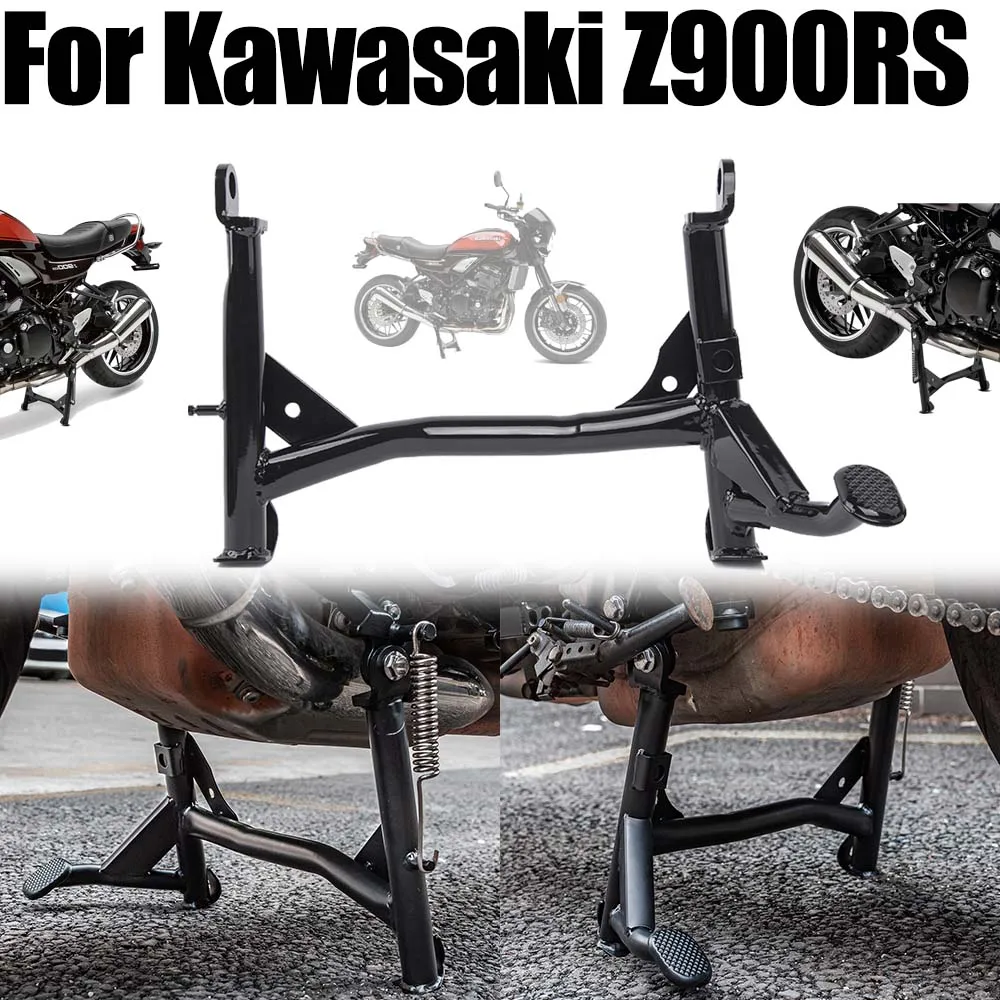 New Center Stand Kit for Kawasaki Z900RS Cafe SE 2018-2024 Motorcycle Middle Kickstand Bracket Foot Support Mount