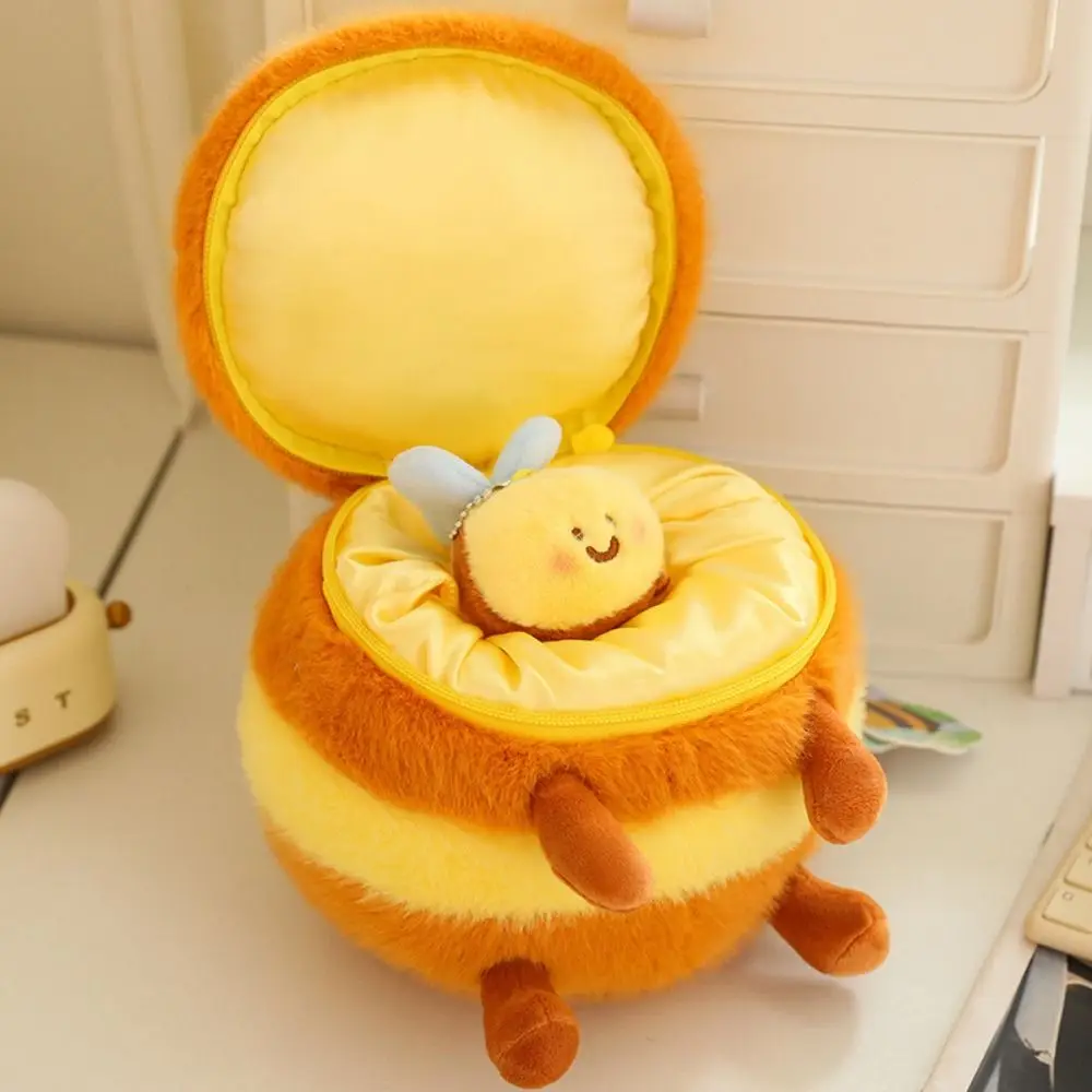 Adorable Shark Bee Bees Bear PP Cotton Cartoon Bee Soft Bee Shape Bee Stuffed Home Decor