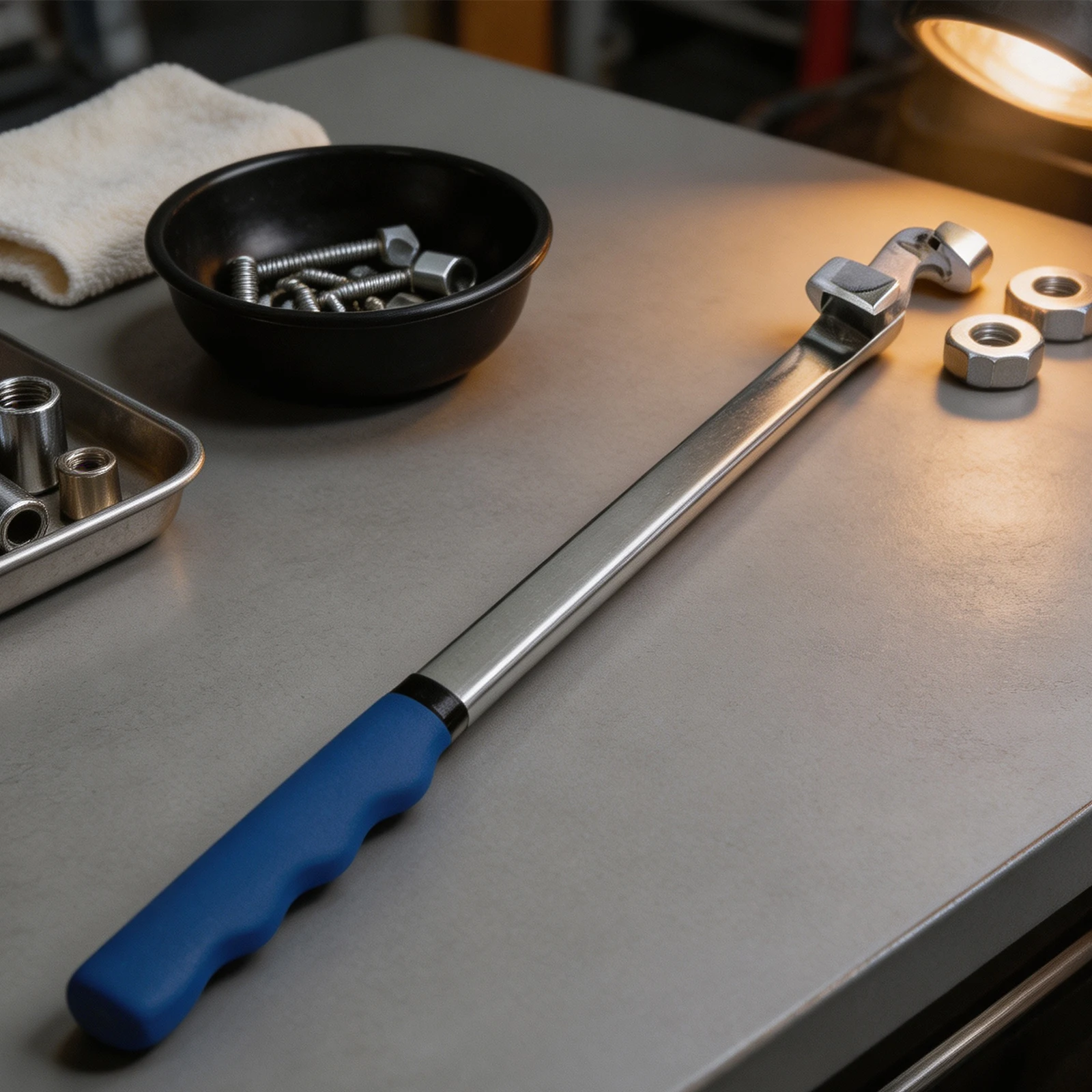 15 Inches Torque Adaptor Wrench Suitable For Tight Spaces Chrome Vanadium Steel Compatible With Multiple Wrenches For Pry Bars
