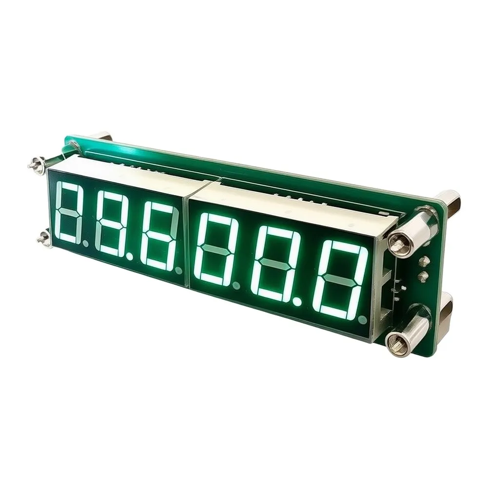 6-Digit LED Frequency Meter Module 0.1-65MHz With VC-TCXO, Frequency Display Counter For Transceiver & RF Measurement
