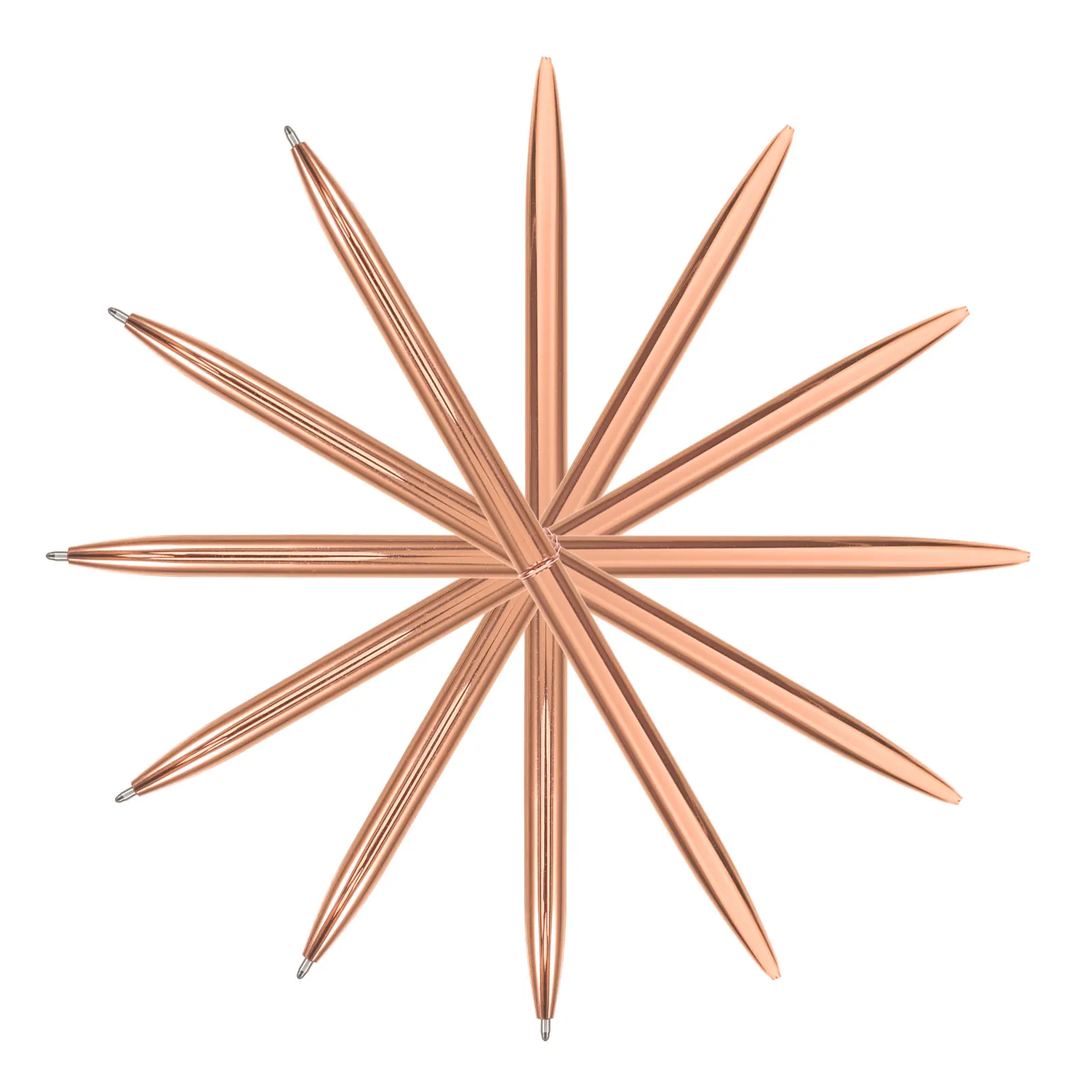 

6Pcs Classic Metal Ballpoint Pen Smooth Fine Point Lightweight Retractable Office Pens for Women Teachers Students Business