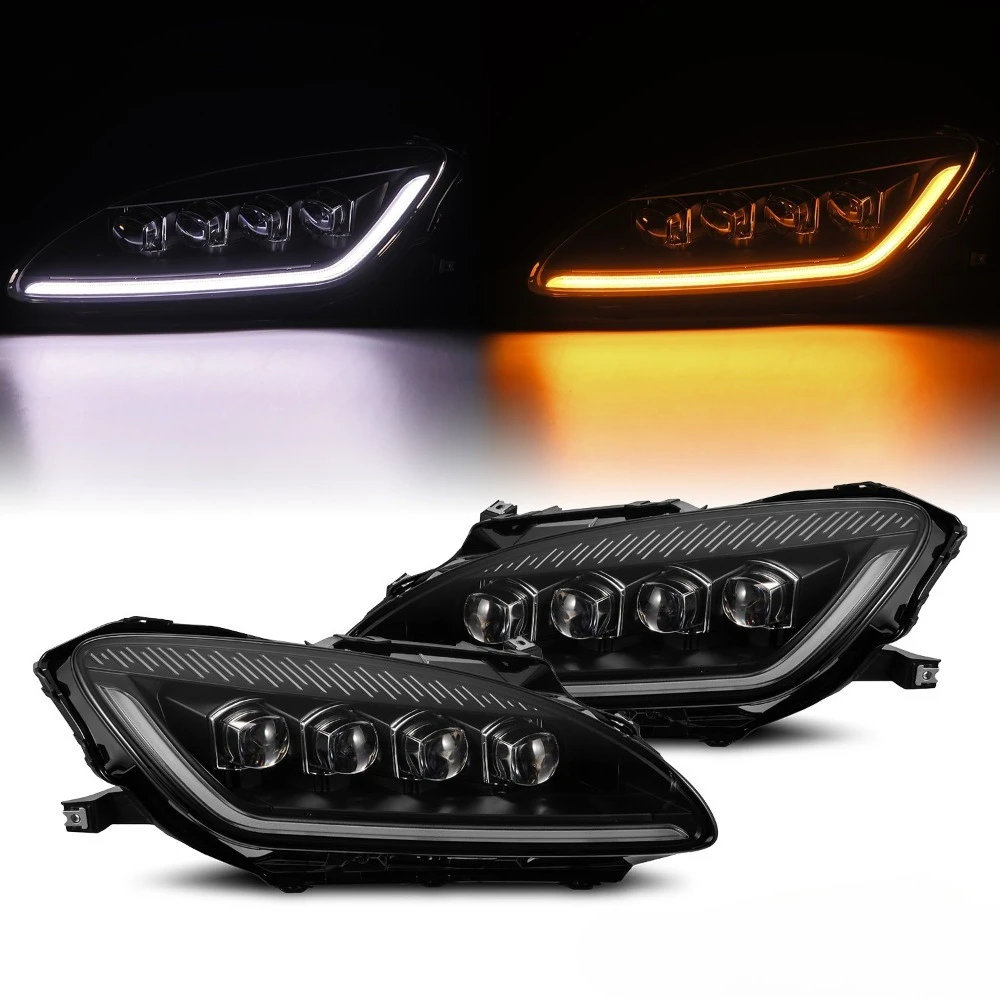 

Fit 1999-2009 Honda S2000 NOVA-Series LED Projector Headlights Black