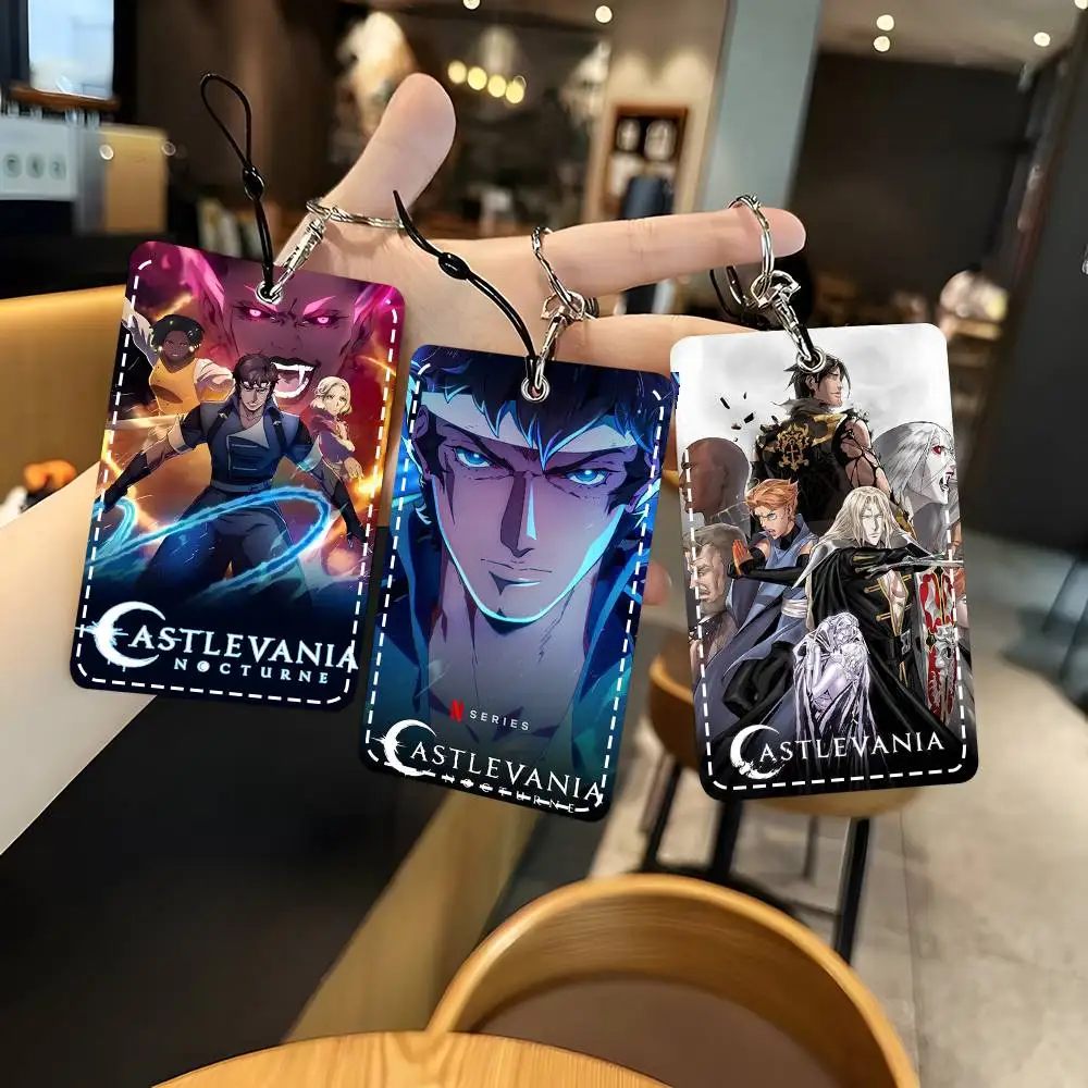 

1 шт. Кожаный брелок-картхолдер для карт доступа и ключей по мотивам Castlevania (ТВ-сериал/фильм)