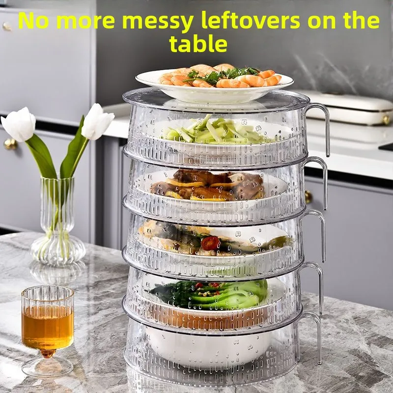 

Summer Me Breathable Table Cover Transparent Anti-Mosquito Dustproof Garden Dining Table Protector Simple Sle Japanese De...