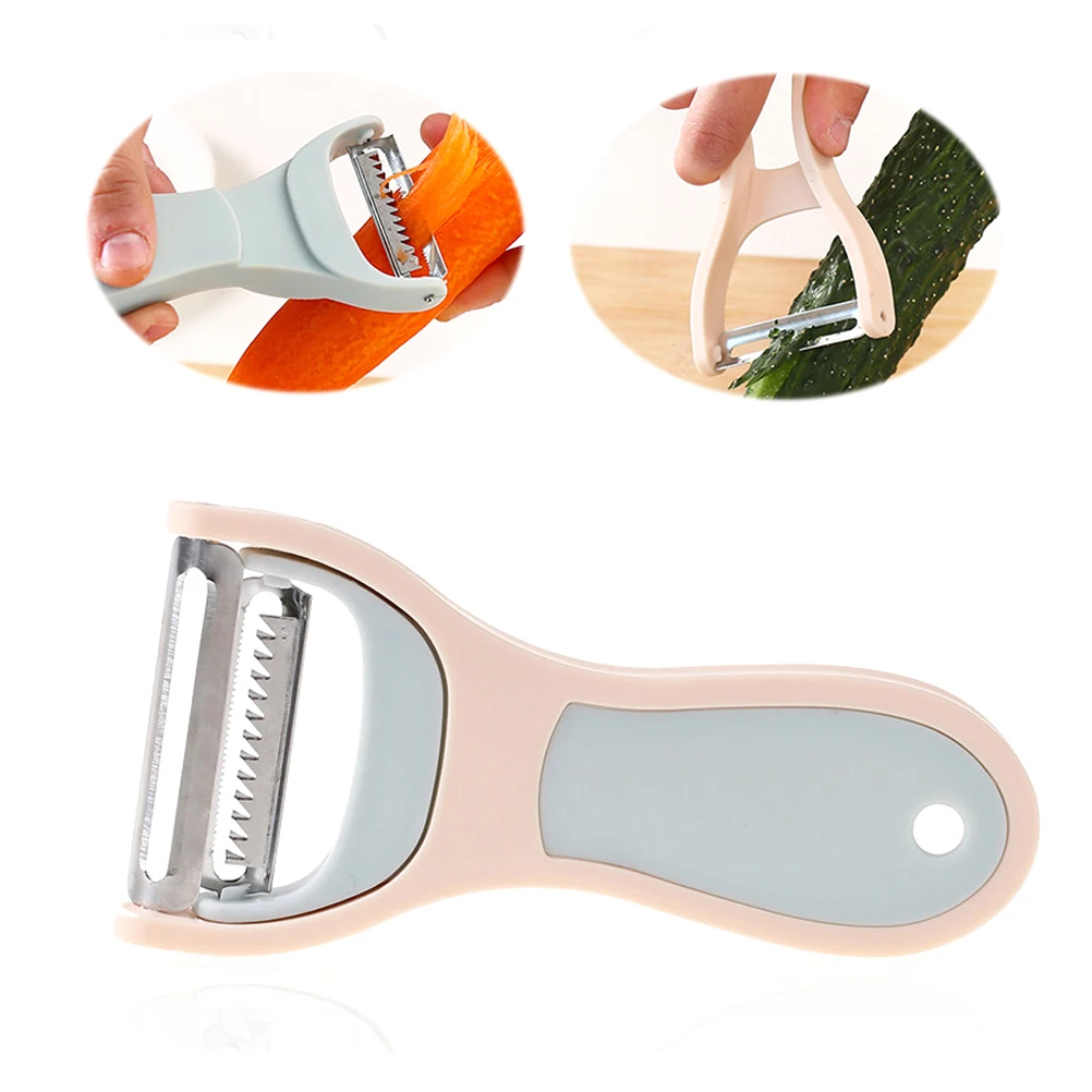 

1 Grater Peeler Anti Rust Vegetable Fruit Skin Peeler Multifunctional Comfortable Non Slip Handle