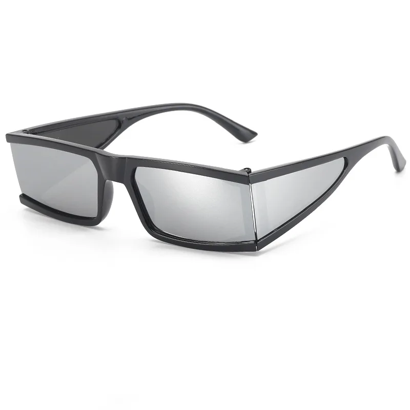 2022 Vintage Multi glasses lens Sunglasses Women men hip hop Rectangle Sun Glasses Female men Popular Colorful Square Eyewear image 2