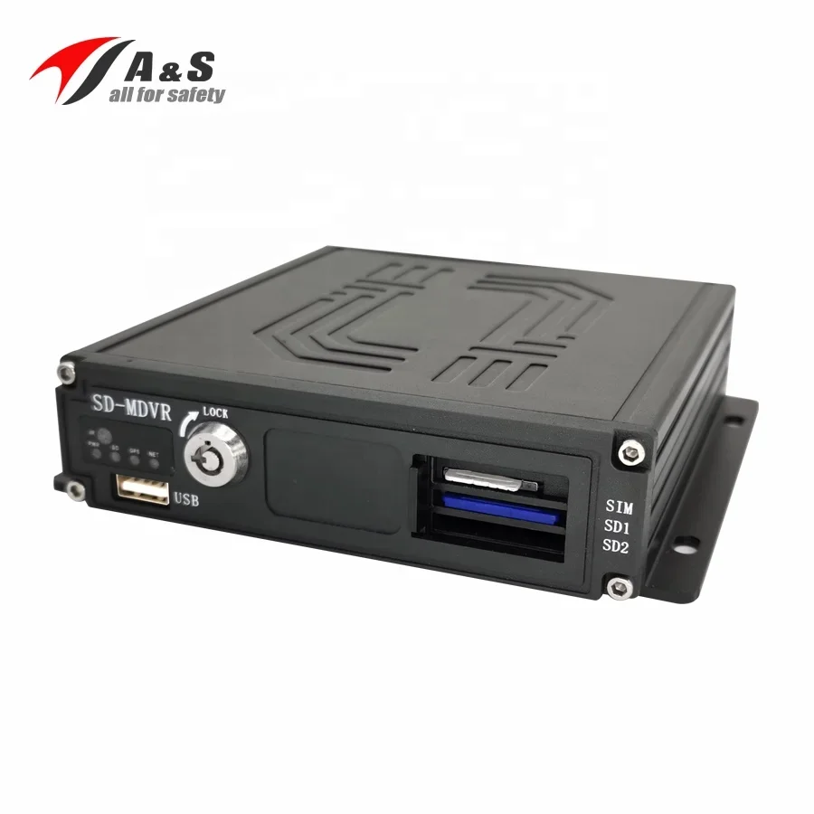 Competitive Price 4CH MDVR SD Card Mobile DVR With GPS 4G Function