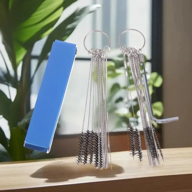 1 Set Cleaner Tool Carburetor Carbon Dirt Jet Remove Cleaning Needles Brushes For Automobile Motorcycle ATV Welder Carb Chainsaw - view 4