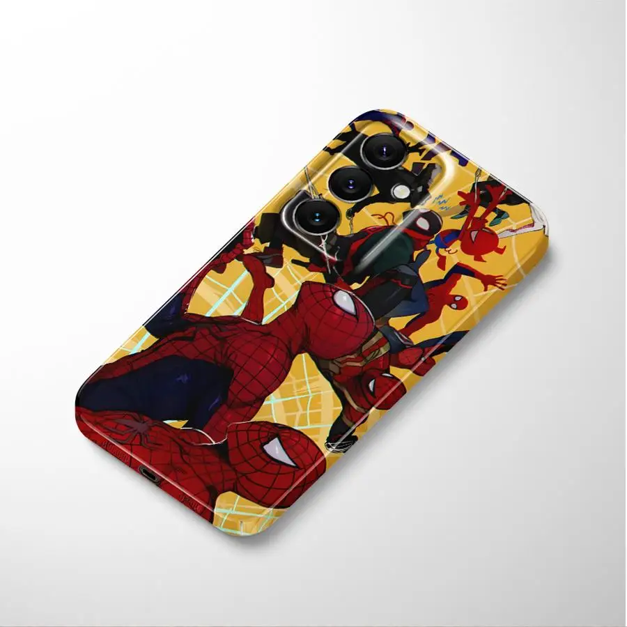 Funda rígida para teléfono Samsung Galaxy S25 Ultra S20 S25 + S24 + S21 S22 S23 FE S24 Plus Note 20 Marvel Spider Man Group