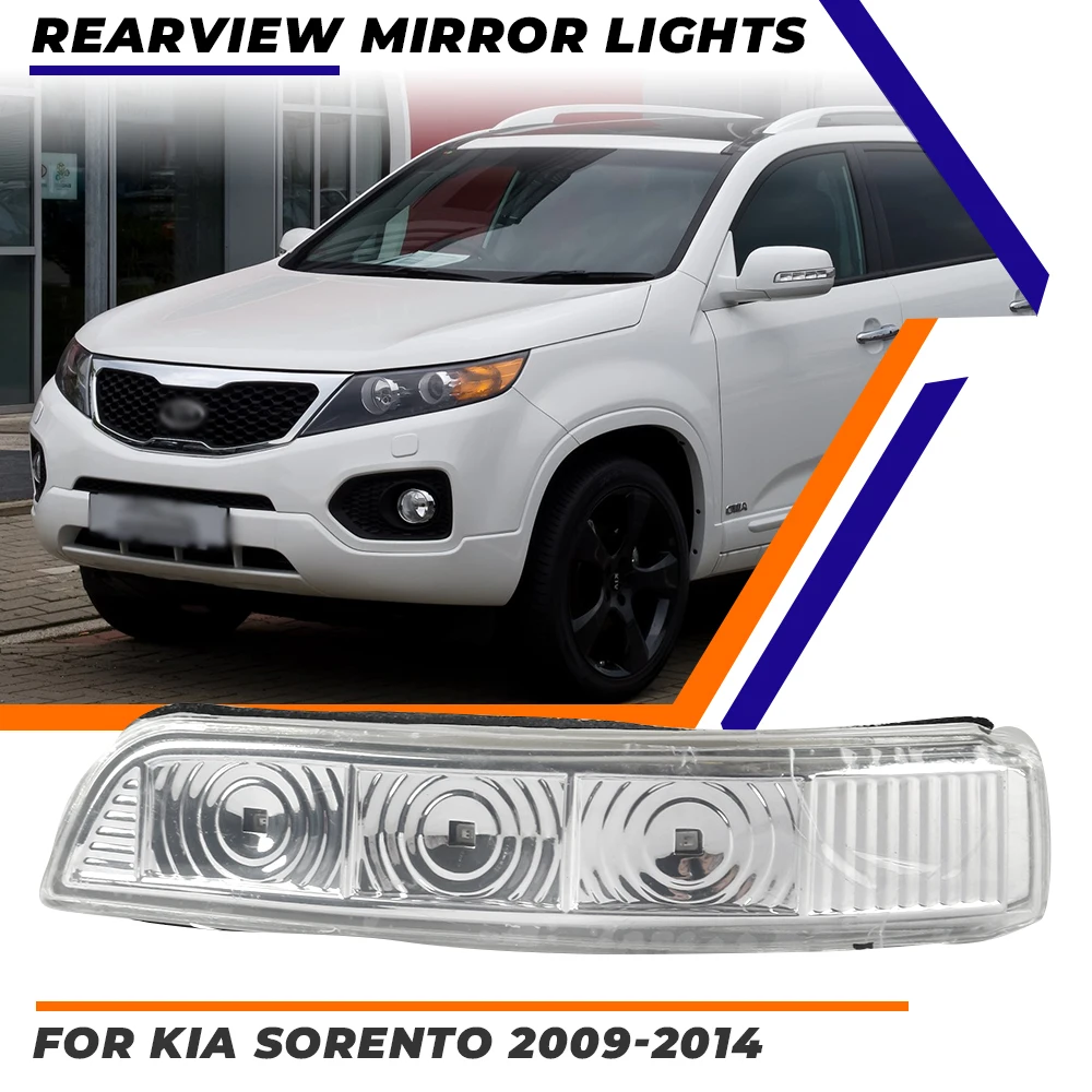Per Kia Sorento 2009 2010 2011 2012 2013 2014 Led Specchietto retrovisore Luce Indicatore di direzione Indicatore Lampeggiante Lampada 87613-2P000 87623-2P000