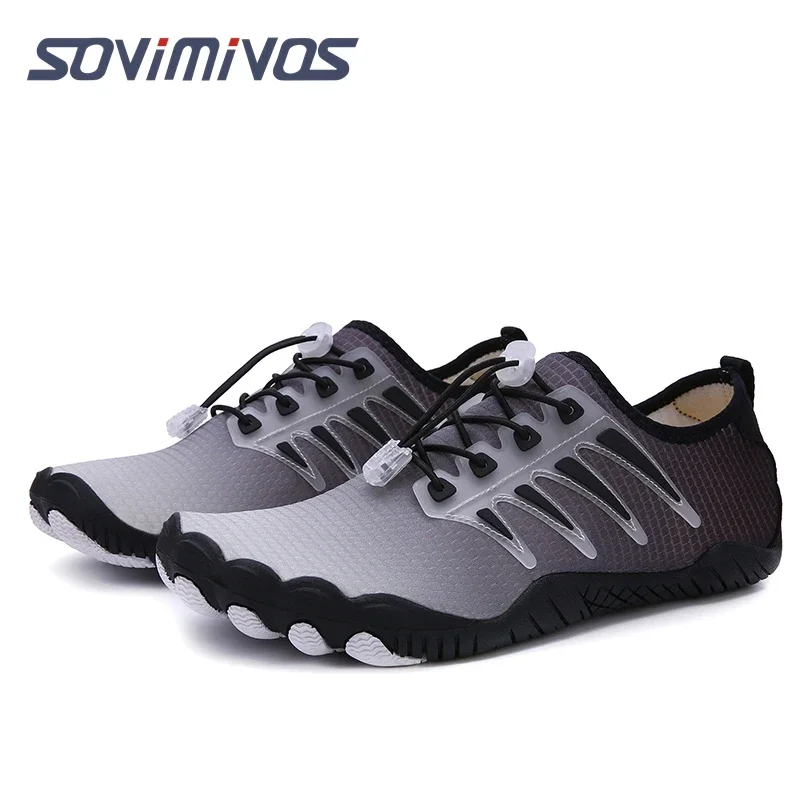 Męskie buty boso Minimalistyczne buty do biegania w terenie Zero Drop Wide Toe Box Five Fingers Protection Sneakers Women Water Shoes