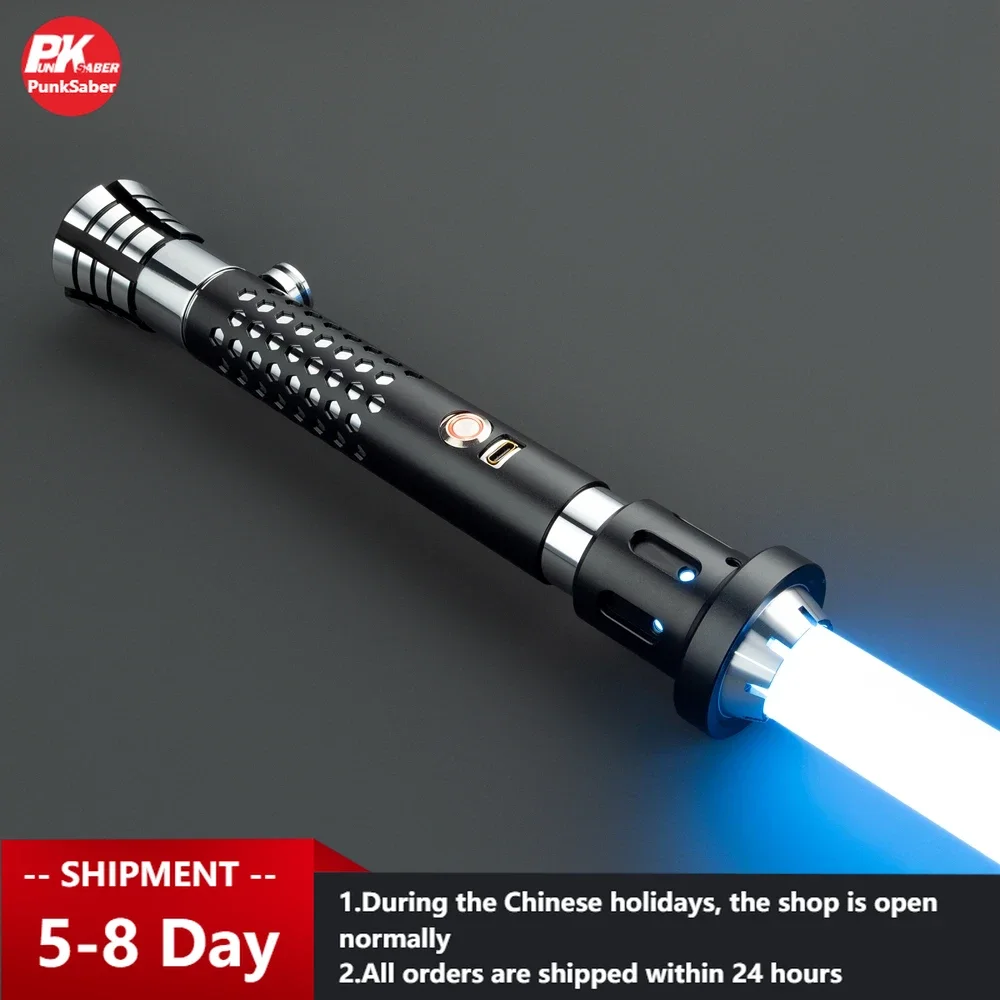 

PunkSaber Lightsaber Neopixel Jedi Laser Sword Heavy Dueling Sensitive Smooth Infinite Changing Hitting Sound Light Saber Toy