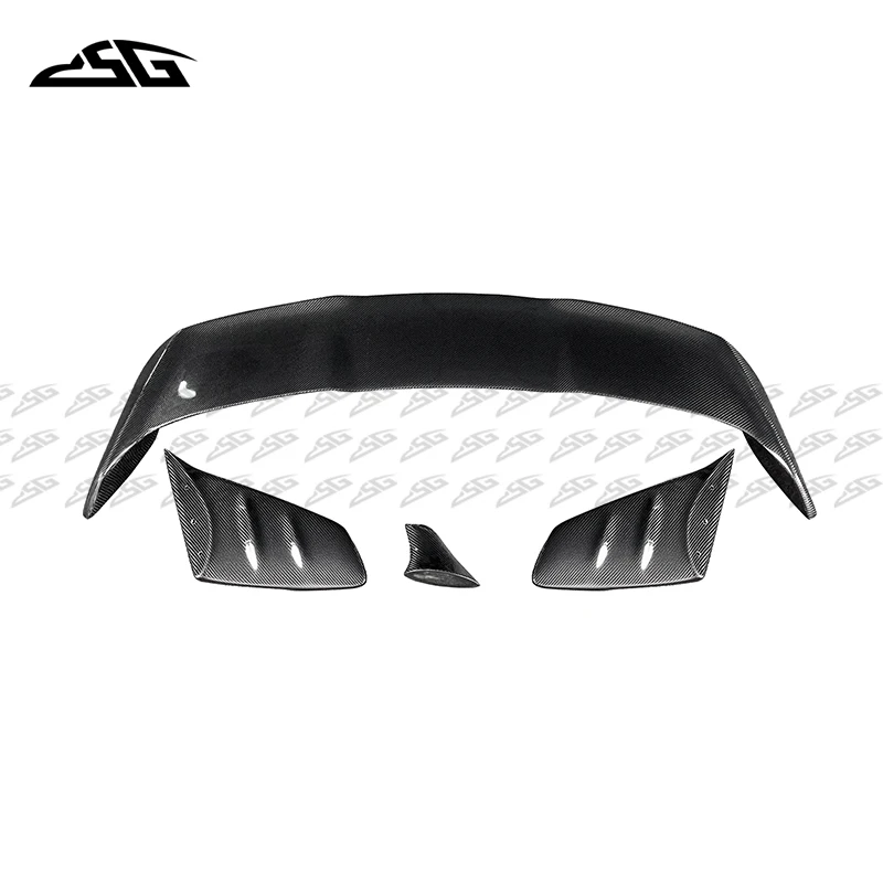 

Для Nissan GTR R35 2008-2018 углеродное волокно, задняя крышка багажника, спойлер, направляющая, разделитель крыла, Varis Style, комплект кузова хвостового крыла