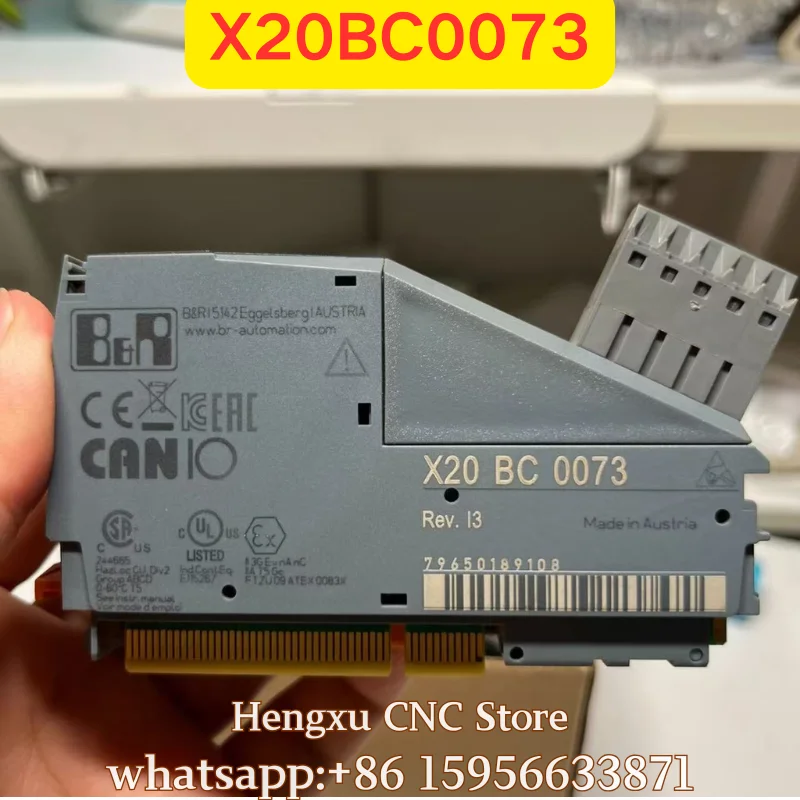 Second hand X20BC0073 PLC module, functional test normal