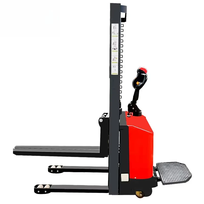 1.6 meters lift stacke 1200 kg electric platform tray hydraulic lift forklift all-electric stacker