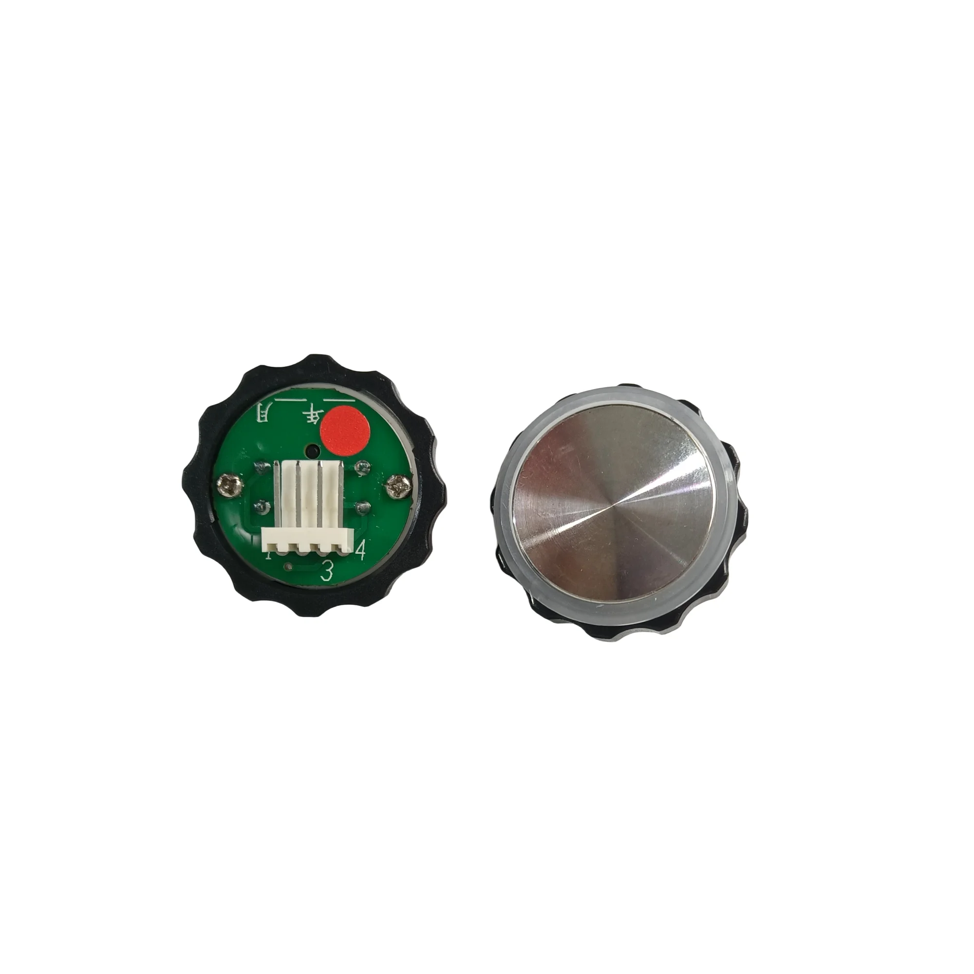 BR27C Elevator Round Push Button Red Light 4-pin 3-Wire