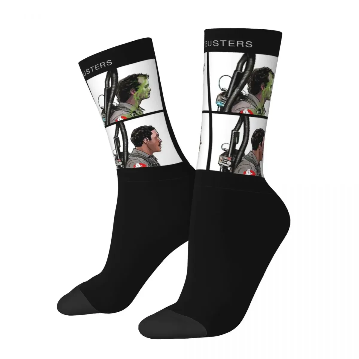 Happy Funny Men's Socks Casual Ghostbuster Sock Graphic Women Socks Spring Summer Autumn Winter