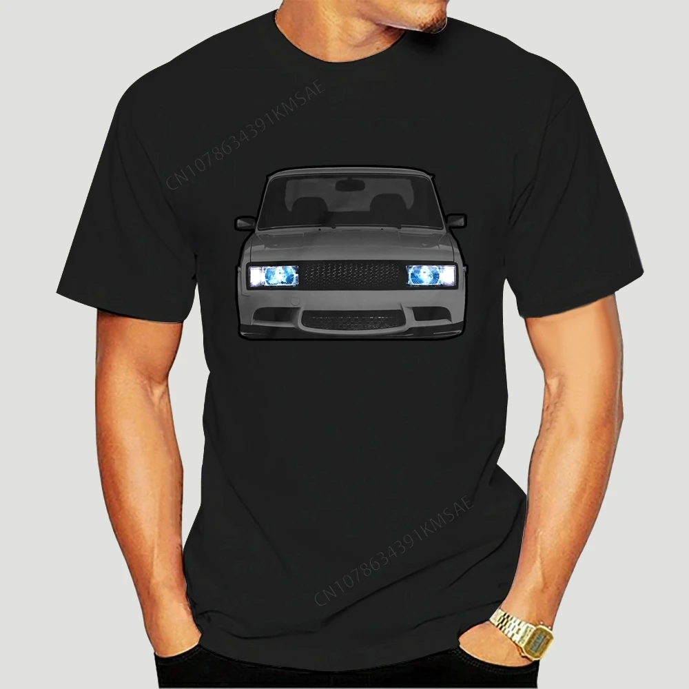 Lada Vaz 2105 T-Shirt Tuning Cottonnew T Shirts Unisex Funny Tops Tee Basic Models Best T Shirts For Men-3588A