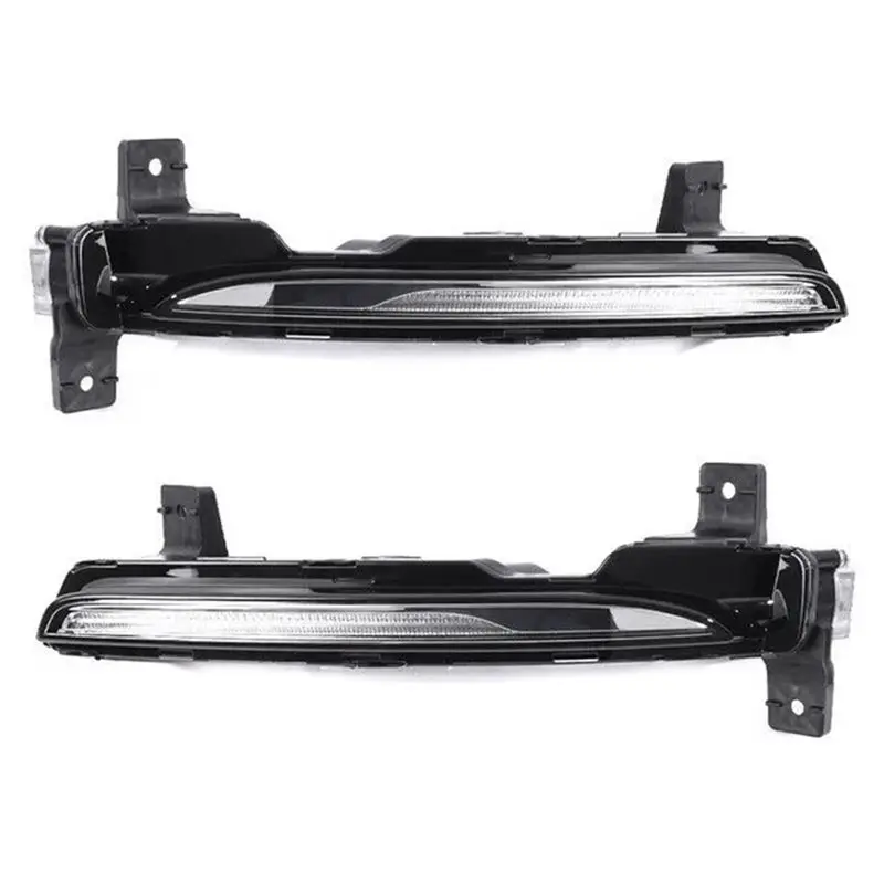 

For 718 2017-2022 LED Daytime Running Lamp Car Front Bumper Turn Signal Fog Light DRL 982953041B 982953042B