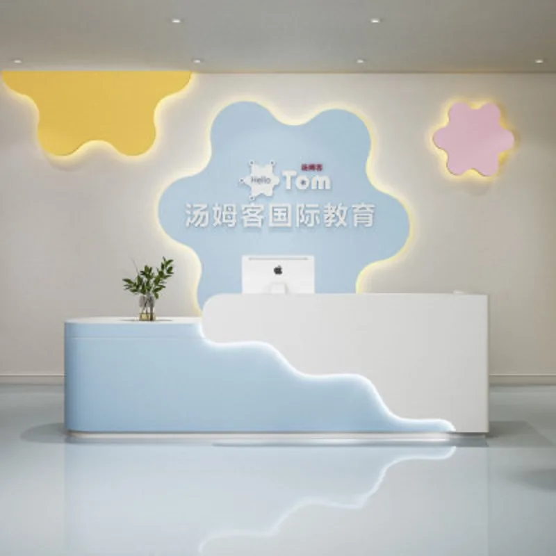 

Aesthetic Design Reception Desks Company Beauty Display Welcome Reception Desks Executive Modern Escritorio Trendy Furniture