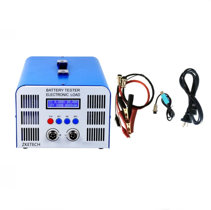 DDP DPD 110V/220V Input ZKETECH EBC-A40L 5V 40A High Current Power Li-ion LiFePo4 Battery Capacity Tester