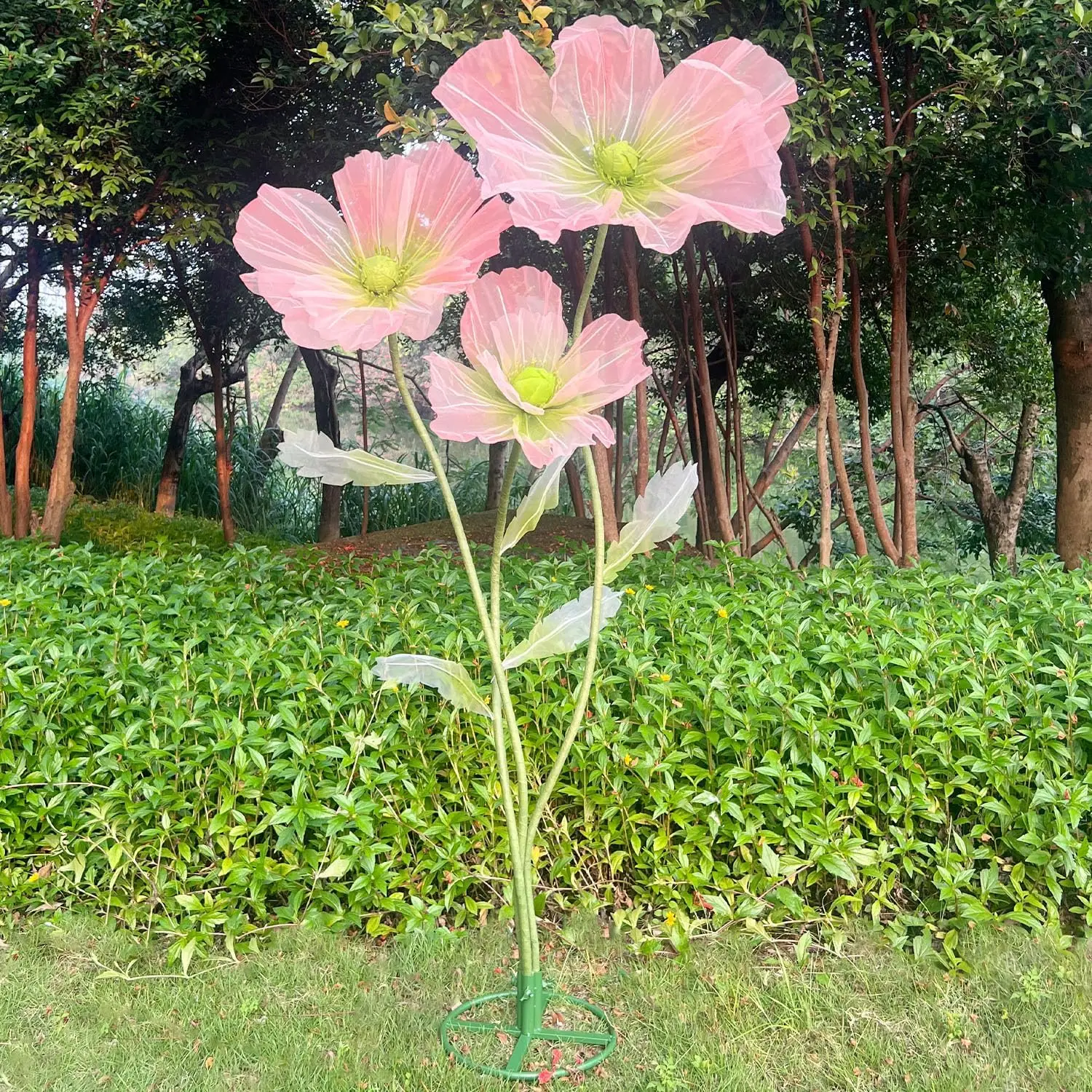 

Giant Flowers For Decoration - Wedding Reception Essential Decoration, 5.6 Ft Tall Artificial Silk Flower For Wedding Birthday P